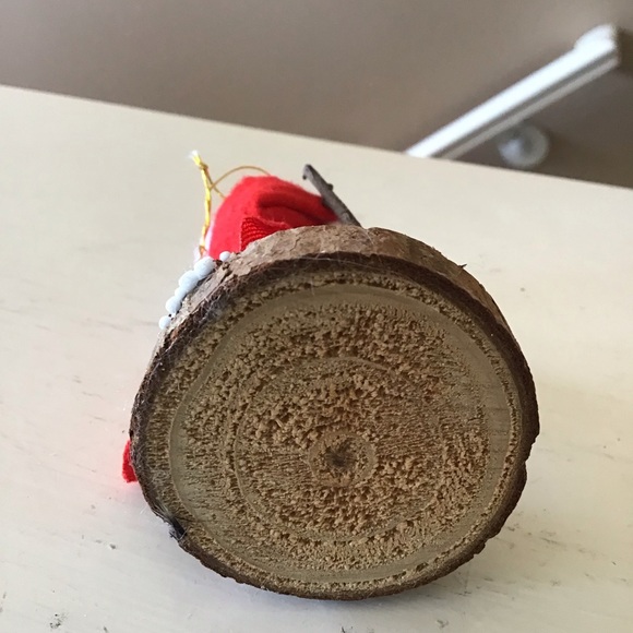 Antique Felt Mrs Claus Tree Ornament - Picture 5 of 5